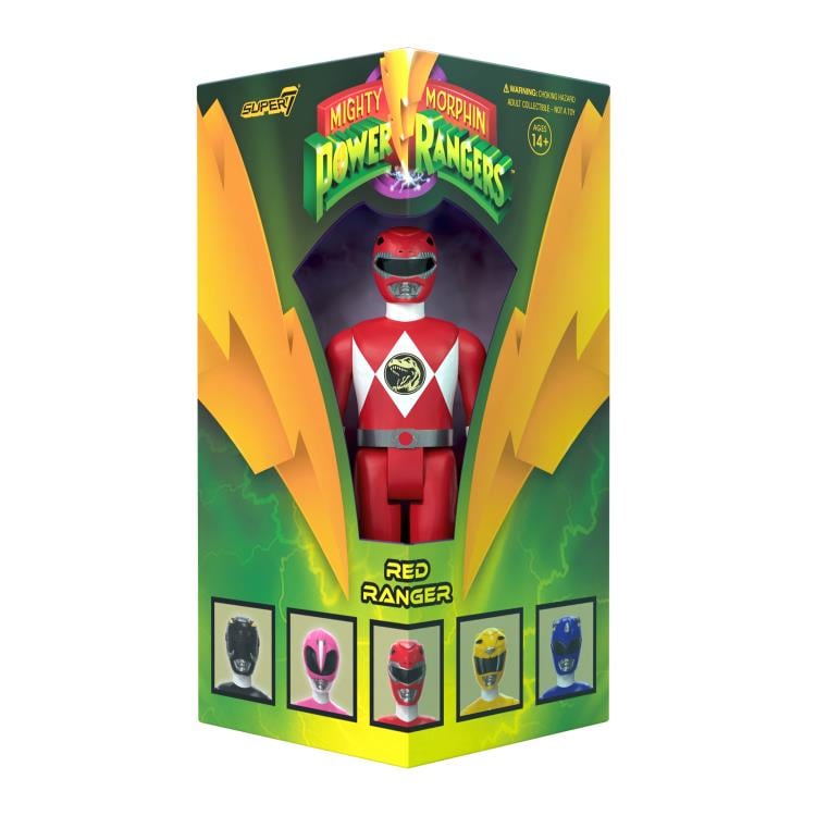 Mighty Morphin' Power Rangers ReAction Red Ranger SDCC 2023 Exclusive Figure Gallery Image 4