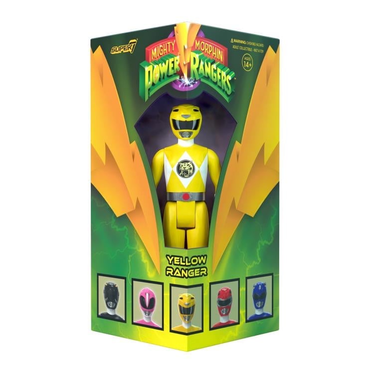 Mighty Morphin' Power Rangers ReAction Yellow Ranger SDCC 2023 Exclusive Figure Gallery Image 4