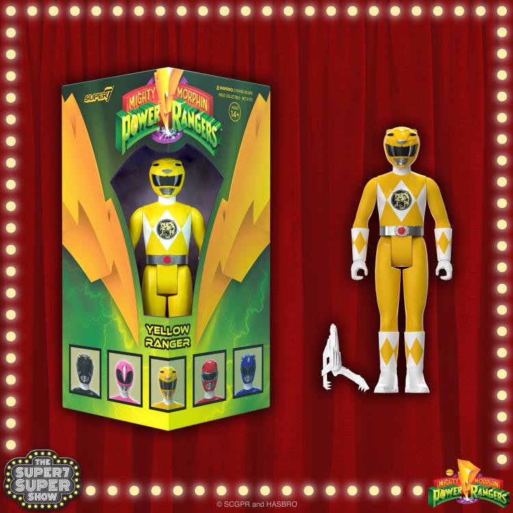 Mighty Morphin' Power Rangers ReAction Yellow Ranger SDCC 2023 Exclusive Figure Gallery Image 6
