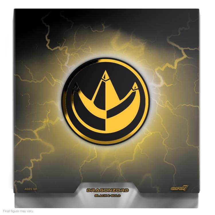 Mighty Morphin Power Rangers ULTIMATES! Dragonzord (Black & Gold Version) SDCC 2023 Exclusive Action Figure Gallery Image 10