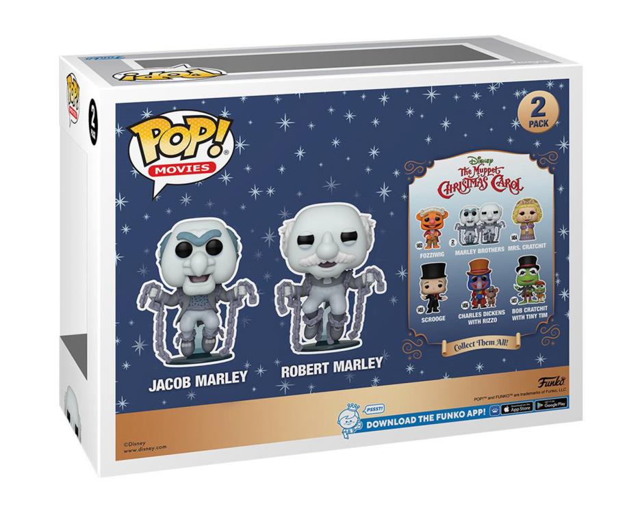 Pop! Movies: The Muppet Christmas Carol - The Marley Brothers Two-Pack Gallery Image 5