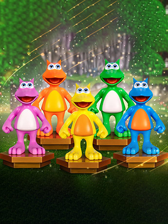 Banjo-Kazooie Jinjo (Combo Edition) Set of 5 Statues Gallery Image 2