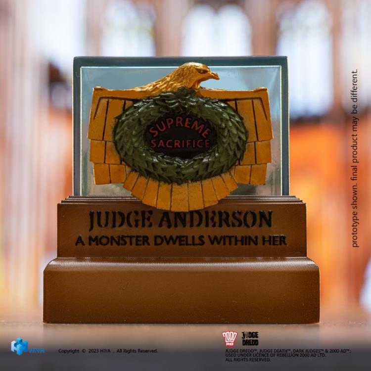 2000 AD Exquisite Mini Series Judge Anderson (Hall of Heroes) 1:18 Scale Figure Set Gallery Image 5