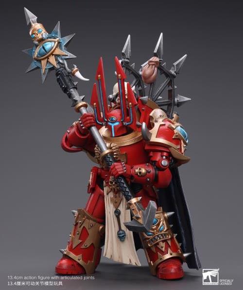 Warhammer 40k Chaos Space Marines Crimson Slaughter Sorcerer Lord in Terminator Armour 1/18 Scale Action Figure Gallery Image 6