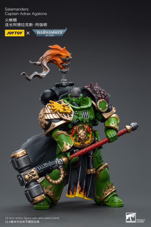 Warhammer 40k Salamanders Captain Adrax Agatone 1/18 Scale Action Figure Gallery Image 8