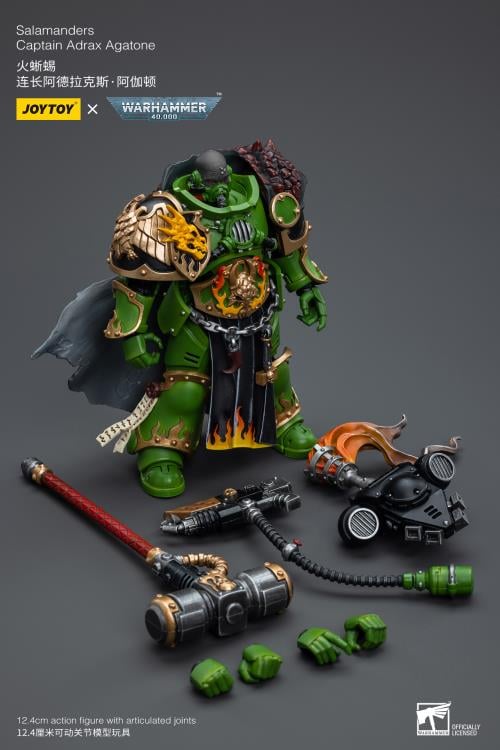 Warhammer 40k Salamanders Captain Adrax Agatone 1/18 Scale Action Figure Gallery Image 10
