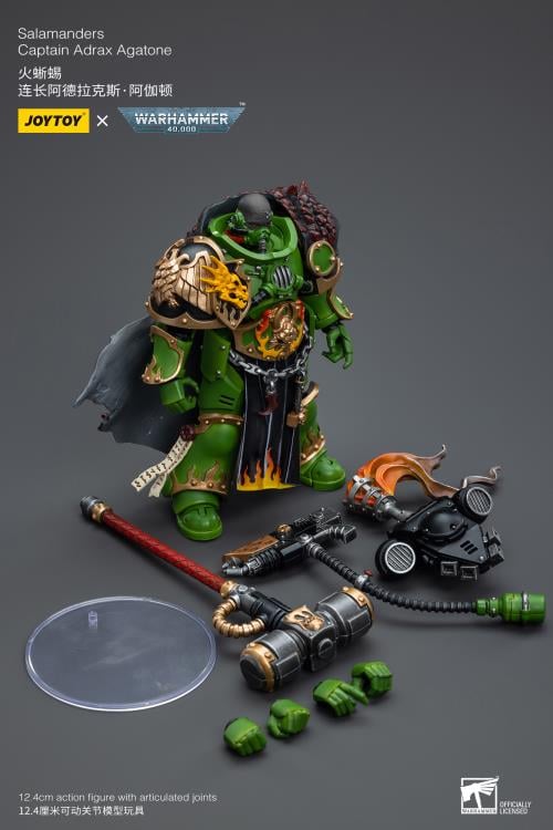 Warhammer 40k Salamanders Captain Adrax Agatone 1/18 Scale Action Figure Gallery Image 11