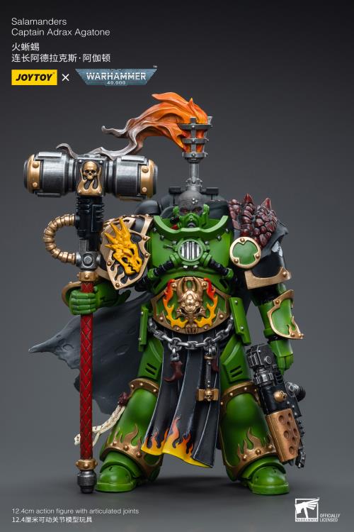 Warhammer 40k Salamanders Captain Adrax Agatone 1/18 Scale Action Figure Gallery Image 9