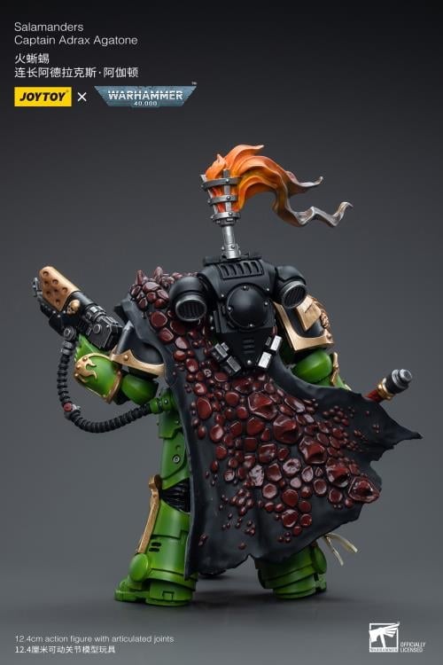 Warhammer 40k Salamanders Captain Adrax Agatone 1/18 Scale Action Figure Gallery Image 4