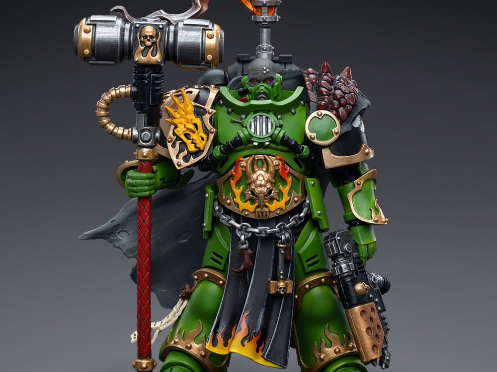 Warhammer 40k Salamanders Captain Adrax Agatone 1/18 Scale Action Figure Gallery Image 1