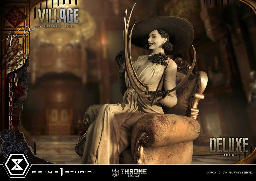 Resident Evil Village Throne Legacy Collection Alcina Dimitrescu (Deluxe Version) 1/4 Scale Statue Gallery Image 18