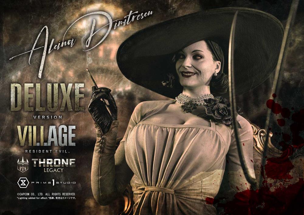 Resident Evil Village Throne Legacy Collection Alcina Dimitrescu (Deluxe Version) 1/4 Scale Statue Gallery Image 54