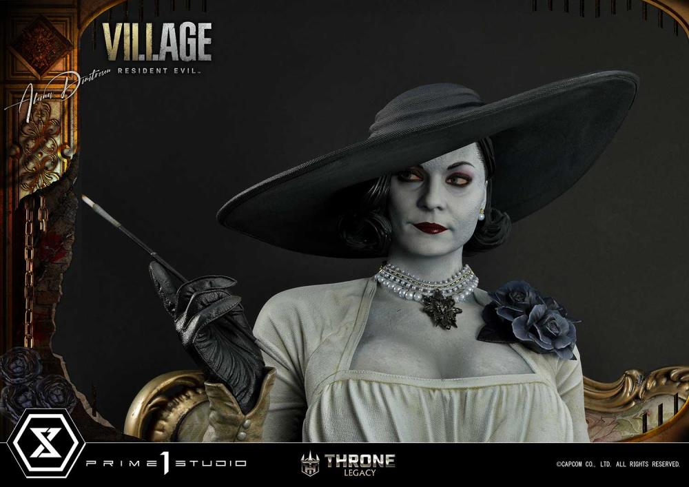 Resident Evil Village Throne Legacy Collection Alcina Dimitrescu (Deluxe Version) 1/4 Scale Statue Gallery Image 92