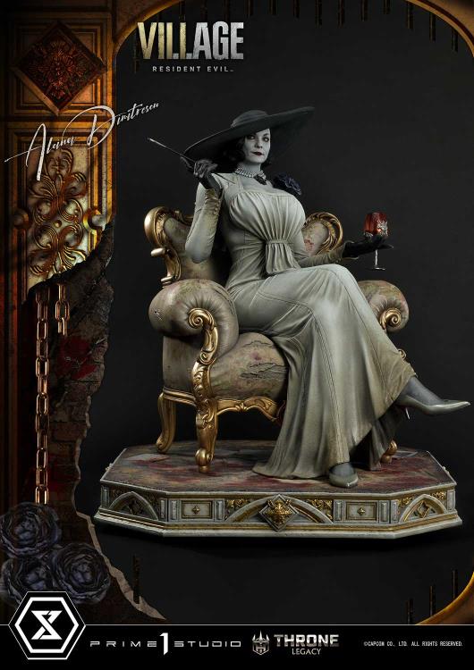 Resident Evil Village Throne Legacy Collection Alcina Dimitrescu (Deluxe Version) 1/4 Scale Statue Gallery Image 85