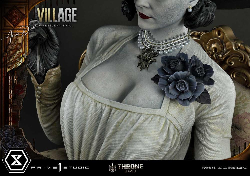 Resident Evil Village Throne Legacy Collection Alcina Dimitrescu (Deluxe Version) 1/4 Scale Statue Gallery Image 108