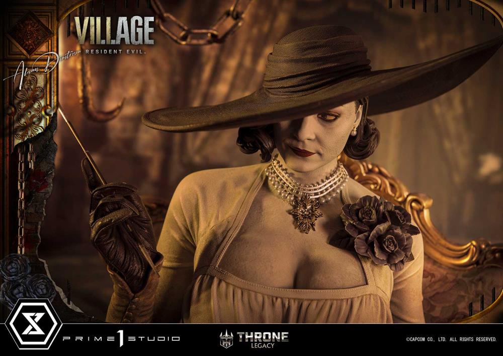 Resident Evil Village Throne Legacy Collection Alcina Dimitrescu (Deluxe Version) 1/4 Scale Statue Gallery Image 31