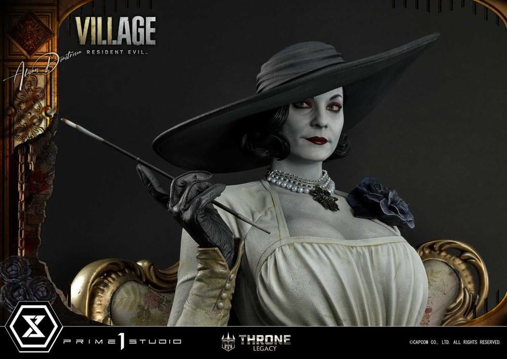 Resident Evil Village Throne Legacy Collection Alcina Dimitrescu (Deluxe Version) 1/4 Scale Statue Gallery Image 99