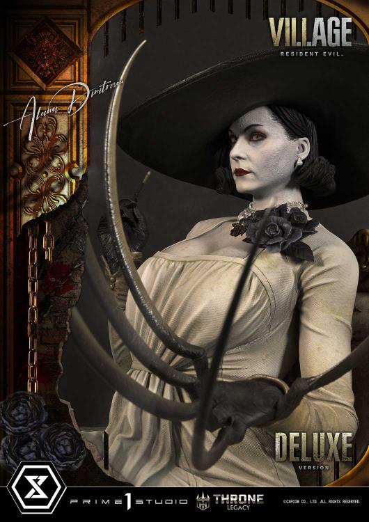 Resident Evil Village Throne Legacy Collection Alcina Dimitrescu (Deluxe Version) 1/4 Scale Statue Gallery Image 62