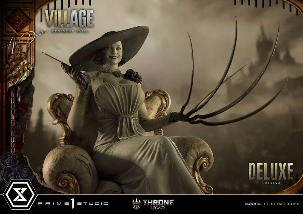 Resident Evil Village Throne Legacy Collection Alcina Dimitrescu (Deluxe Version) 1/4 Scale Statue Gallery Image 55