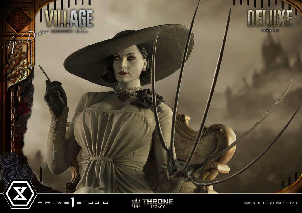 Resident Evil Village Throne Legacy Collection Alcina Dimitrescu (Deluxe Version) 1/4 Scale Statue Gallery Image 56