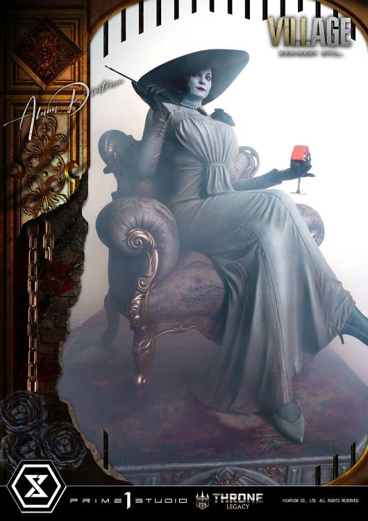 Resident Evil Village Throne Legacy Collection Alcina Dimitrescu (Deluxe Version) 1/4 Scale Statue Gallery Image 33