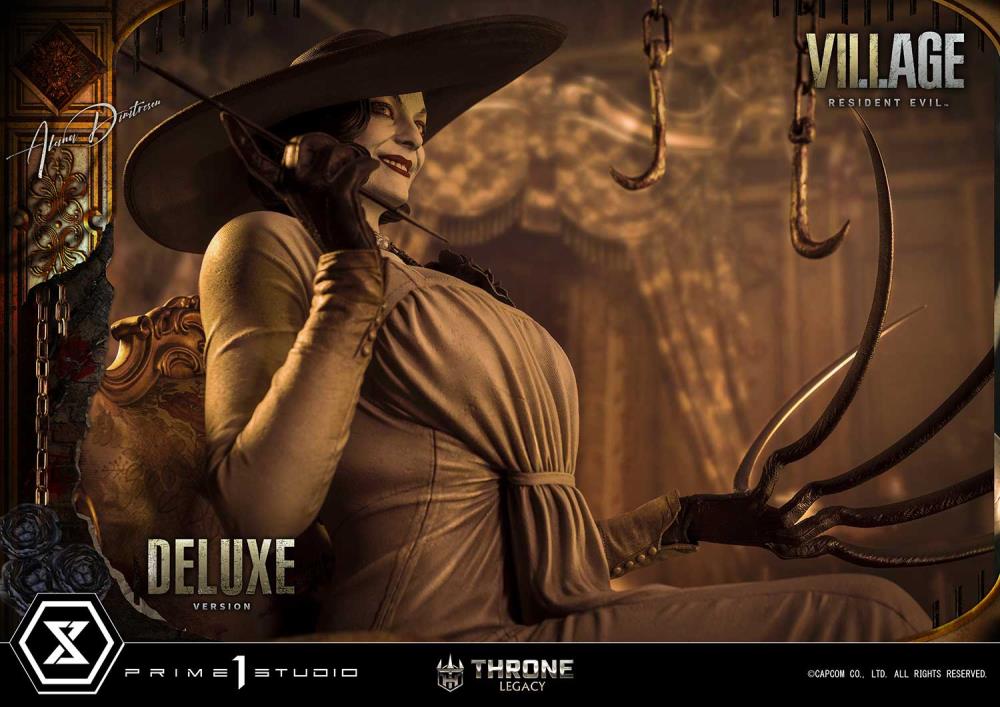 Resident Evil Village Throne Legacy Collection Alcina Dimitrescu (Deluxe Version) 1/4 Scale Statue Gallery Image 13