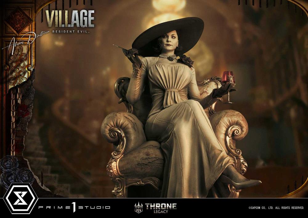 Resident Evil Village Throne Legacy Collection Alcina Dimitrescu (Deluxe Version) 1/4 Scale Statue Gallery Image 22