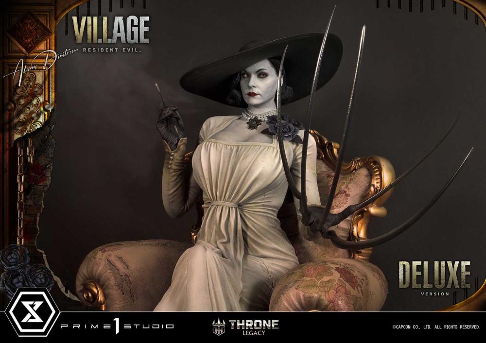 Resident Evil Village Throne Legacy Collection Alcina Dimitrescu (Deluxe Version) 1/4 Scale Statue Gallery Image 72