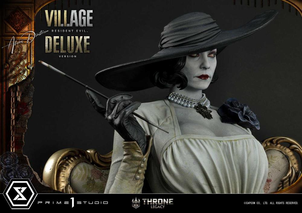 Resident Evil Village Throne Legacy Collection Alcina Dimitrescu (Deluxe Version) 1/4 Scale Statue Gallery Image 97