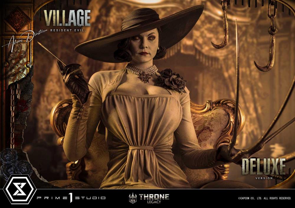 Resident Evil Village Throne Legacy Collection Alcina Dimitrescu (Deluxe Version) 1/4 Scale Statue Gallery Image 8