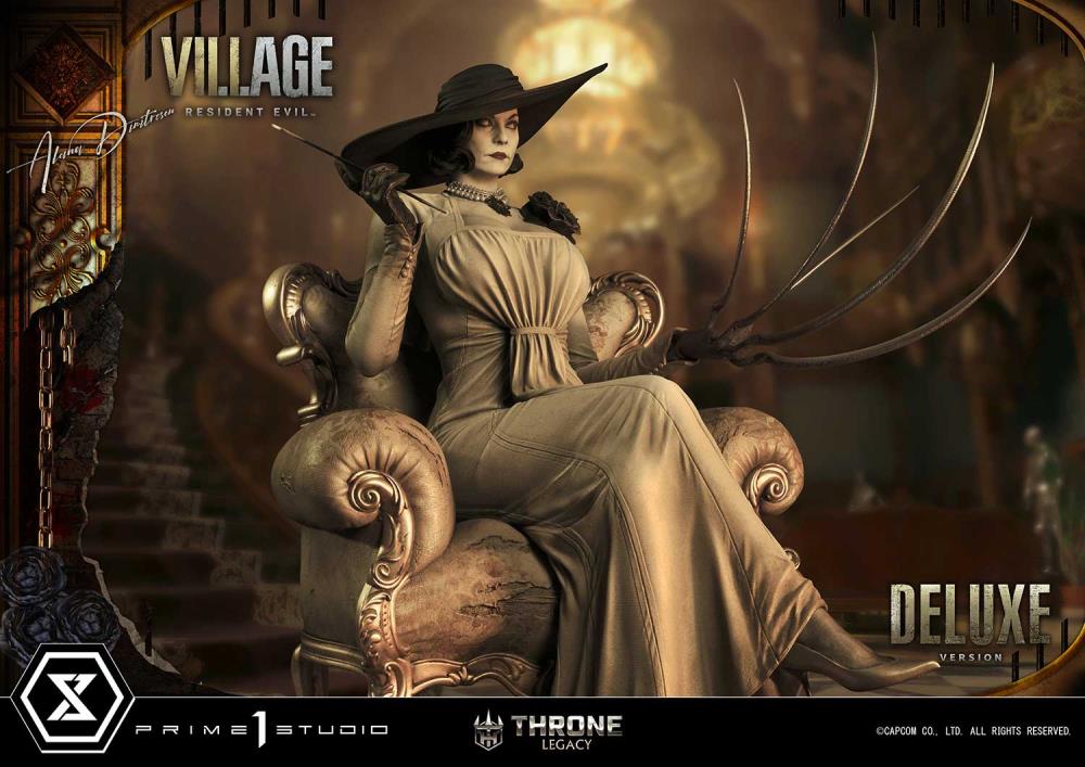 Resident Evil Village Throne Legacy Collection Alcina Dimitrescu (Deluxe Version) 1/4 Scale Statue Gallery Image 16