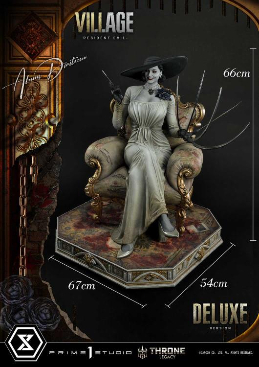 Resident Evil Village Throne Legacy Collection Alcina Dimitrescu (Deluxe Version) 1/4 Scale Statue Gallery Image 70