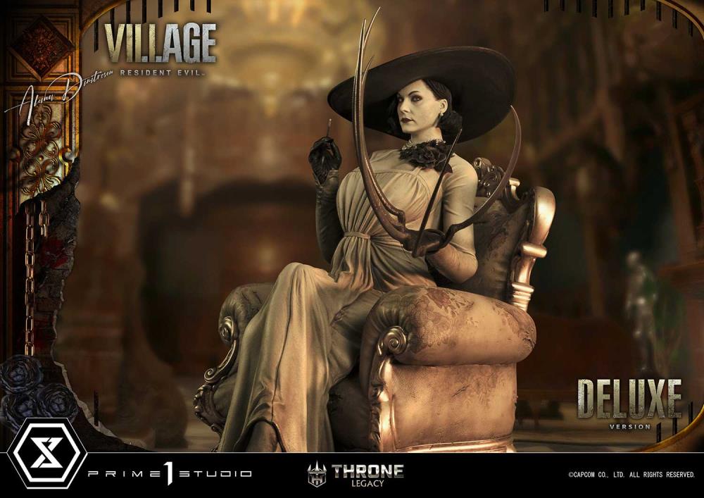 Resident Evil Village Throne Legacy Collection Alcina Dimitrescu (Deluxe Version) 1/4 Scale Statue Gallery Image 17