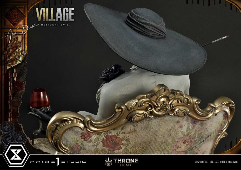 Resident Evil Village Throne Legacy Collection Alcina Dimitrescu (Deluxe Version) 1/4 Scale Statue Gallery Image 105