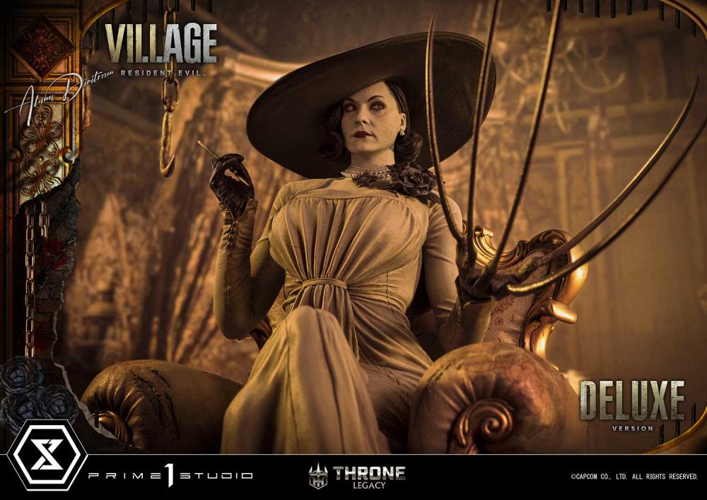 Resident Evil Village Throne Legacy Collection Alcina Dimitrescu (Deluxe Version) 1/4 Scale Statue Gallery Image 11
