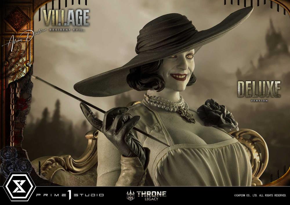 Resident Evil Village Throne Legacy Collection Alcina Dimitrescu (Deluxe Version) 1/4 Scale Statue Gallery Image 45