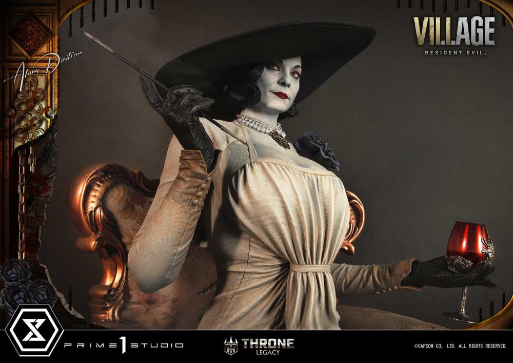 Resident Evil Village Throne Legacy Collection Alcina Dimitrescu (Deluxe Version) 1/4 Scale Statue Gallery Image 90