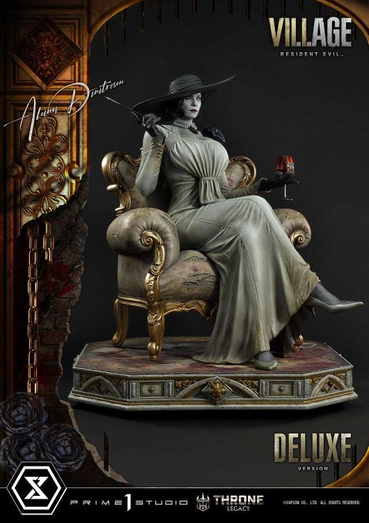 Resident Evil Village Throne Legacy Collection Alcina Dimitrescu (Deluxe Version) 1/4 Scale Statue Gallery Image 78