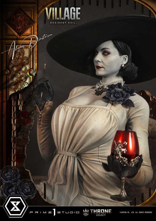 Resident Evil Village Throne Legacy Collection Alcina Dimitrescu (Deluxe Version) 1/4 Scale Statue Gallery Image 104