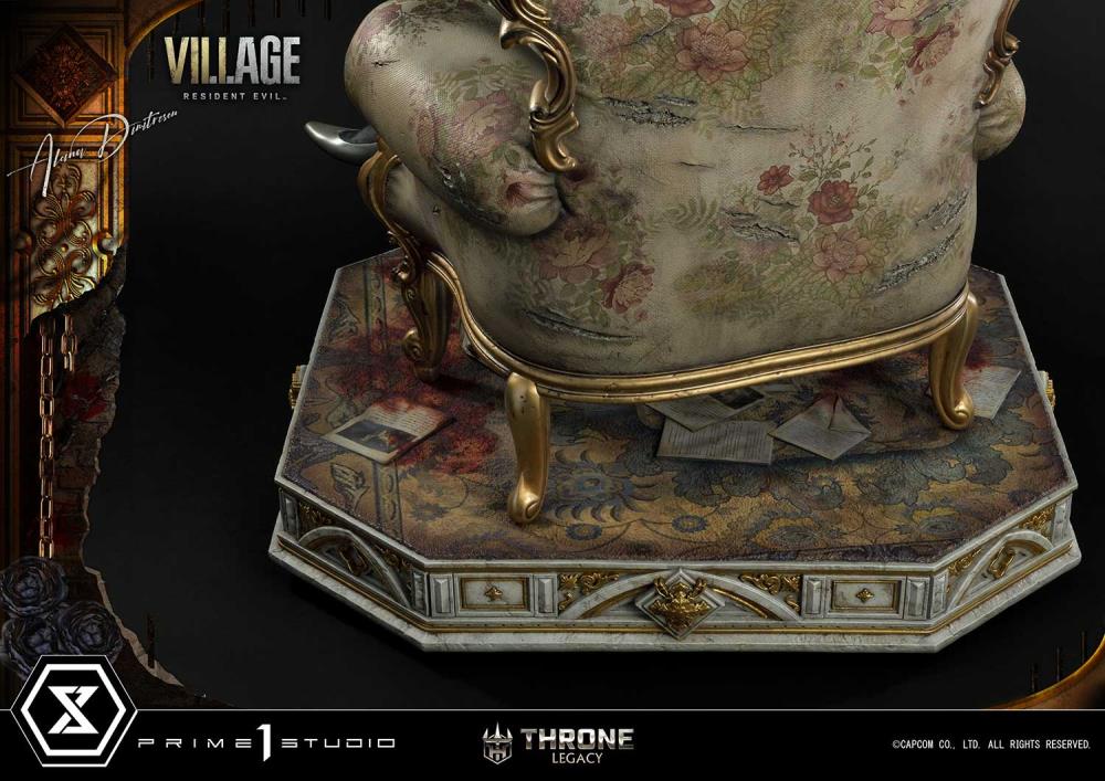 Resident Evil Village Throne Legacy Collection Alcina Dimitrescu (Deluxe Version) 1/4 Scale Statue Gallery Image 121