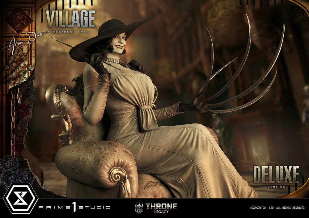 Resident Evil Village Throne Legacy Collection Alcina Dimitrescu (Deluxe Version) 1/4 Scale Statue Gallery Image 58