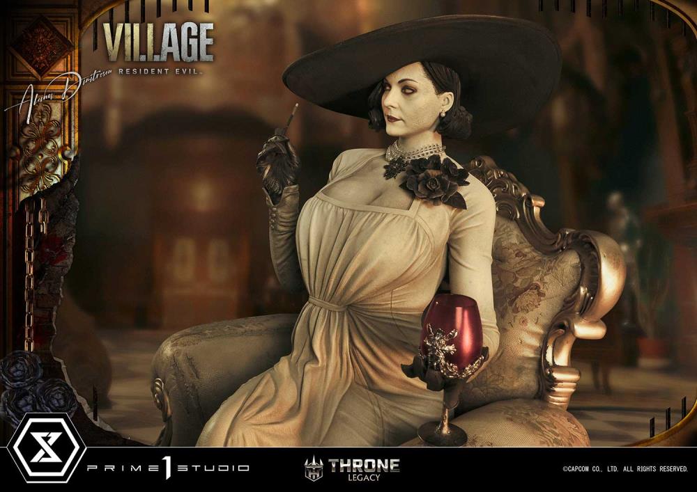 Resident Evil Village Throne Legacy Collection Alcina Dimitrescu (Deluxe Version) 1/4 Scale Statue Gallery Image 28