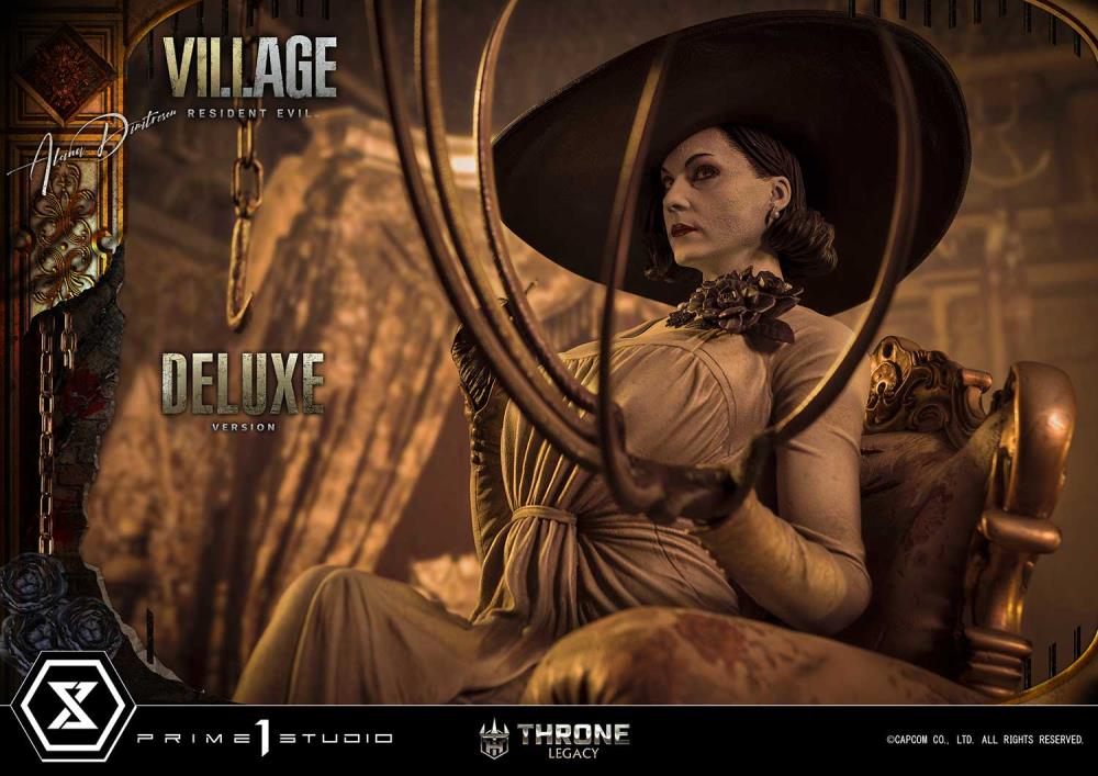 Resident Evil Village Throne Legacy Collection Alcina Dimitrescu (Deluxe Version) 1/4 Scale Statue Gallery Image 10