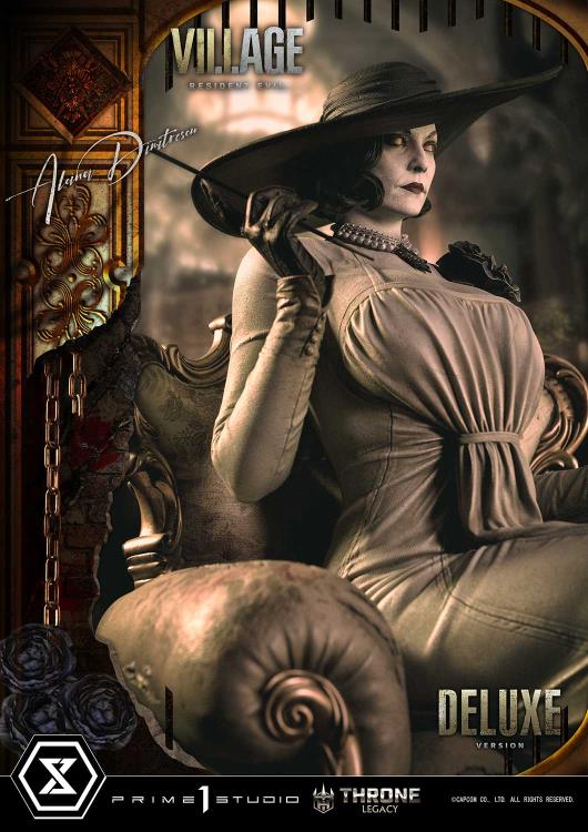 Resident Evil Village Throne Legacy Collection Alcina Dimitrescu (Deluxe Version) 1/4 Scale Statue Gallery Image 48