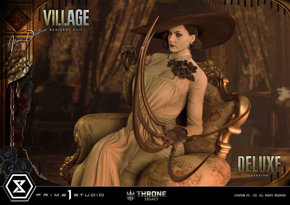 Resident Evil Village Throne Legacy Collection Alcina Dimitrescu (Deluxe Version) 1/4 Scale Statue Gallery Image 12