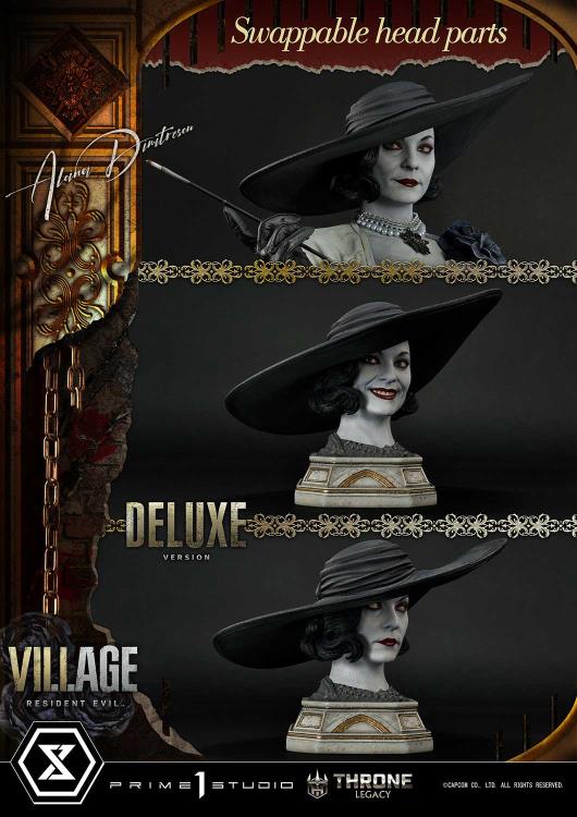 Resident Evil Village Throne Legacy Collection Alcina Dimitrescu (Deluxe Version) 1/4 Scale Statue Gallery Image 77
