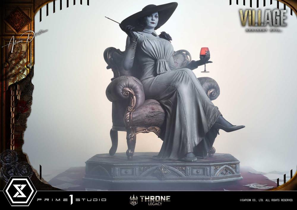 Resident Evil Village Throne Legacy Collection Alcina Dimitrescu (Deluxe Version) 1/4 Scale Statue Gallery Image 34