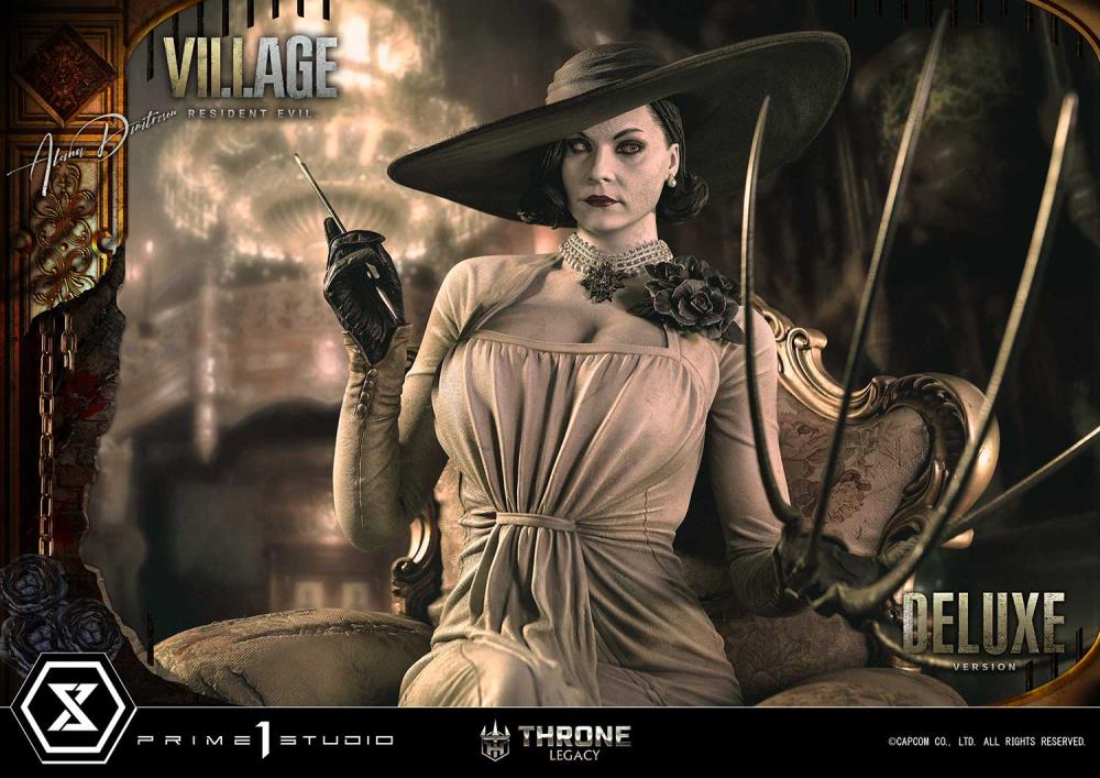 Resident Evil Village Throne Legacy Collection Alcina Dimitrescu (Deluxe Version) 1/4 Scale Statue Gallery Image 60