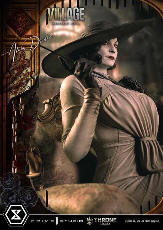 Resident Evil Village Throne Legacy Collection Alcina Dimitrescu (Deluxe Version) 1/4 Scale Statue Gallery Image 47