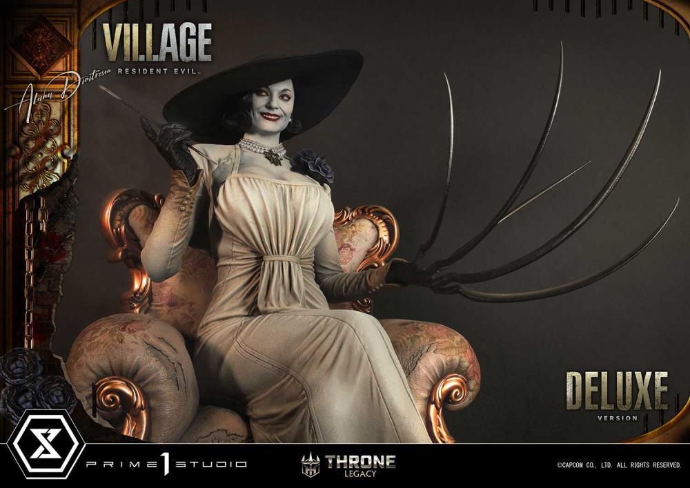 Resident Evil Village Throne Legacy Collection Alcina Dimitrescu (Deluxe Version) 1/4 Scale Statue Gallery Image 71